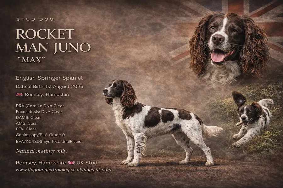 KC Reg Health Tested English Springer Spaniel Stud