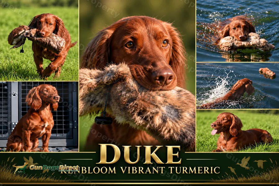 Duke Dark Red Stud Dog Health Tested