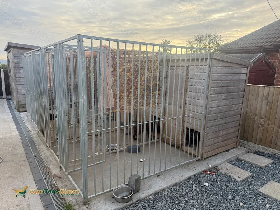 3 block of kennels and runs